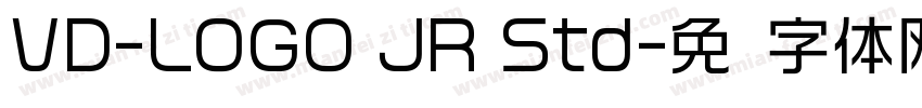 VD-LOGO JR Std字体转换